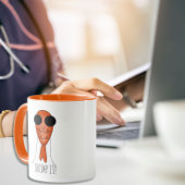 Niedliche Kawaii-Garnelen Meeresfrüchte Tasse