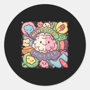 Niedliche Kawaii-Gedanken über Aufkleber