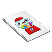 Niedliche Kawaii-Gumball-Maschine Notizblock (Rechte Seite)