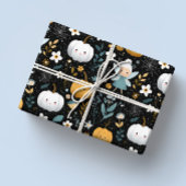 Niedliche Kawaii Halloween Fairy und Pastel Pumpki Geschenkpapier Set