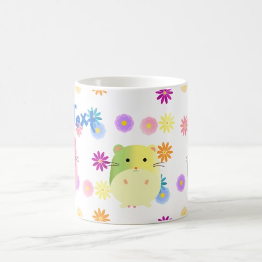 Niedliche Kawaii-Hamster Kaffeetasse (Mittel)