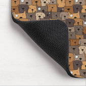 Niedliche Kawaii Hunde Mousepad (Ecke)