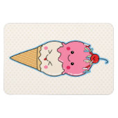 Niedliche Kawaii Ice Creme Magnet (Horizontal)
