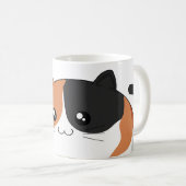 Niedliche Kawaii Kaliko Kittykatze Kaffeetasse (VorderseiteRechts)