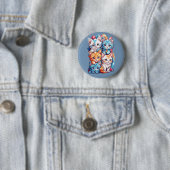Niedliche Kawaii-Kätzchen Button (Beispiel)