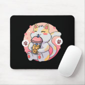 Niedliche Kawaii Katze Boba Tee Anime Kitten Gesch Mousepad (Mit Mouse)