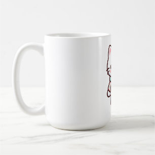 Niedliche Kawaii-Katze im Sweater Kaffeetasse