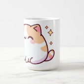 Niedliche Kawaii-Katze Kaffeetasse (Mittel)