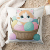 Niedliche Kawaii-Katze Kissen (Decke)