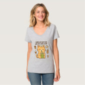 Niedliche Kawaii Katze mit Matcha Green Tee (Vorderseite Vollansicht)
