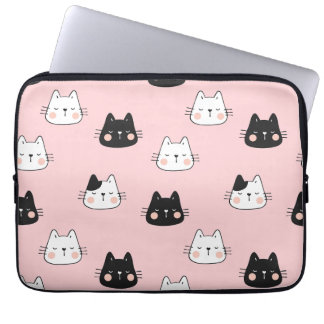 Niedliche Kawaii-Katzen Laptopschutzhülle