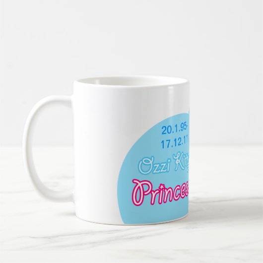 Niedliche Kawaii Katzen-Tasse "Ozzi Kaffeetasse (Links)