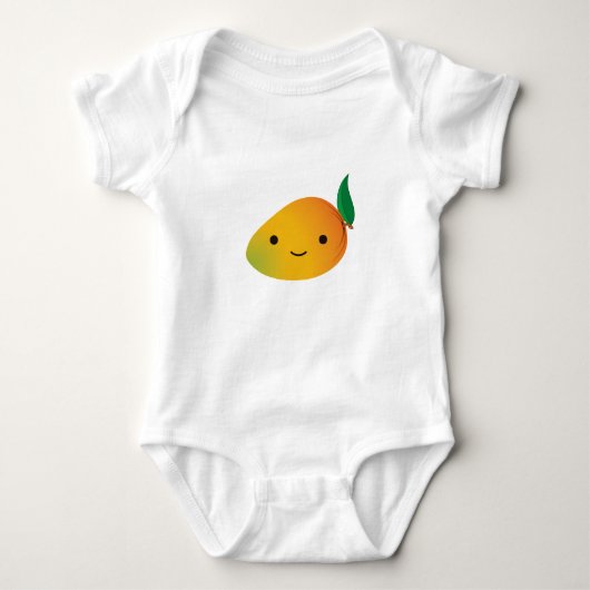 Niedliche Kawaii Mango Baby Strampler (Vorderseite)