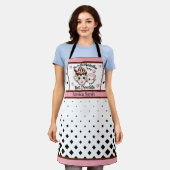 Niedliche Kawaii Marshmallows und Schokolade Schürze (Getragen)