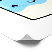 Niedliche Kawaii Milk Box Poster (Ecke)