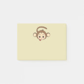 Niedliche Kawaii-Monkey-Illustration Post-it Klebezettel (Vorderseite)