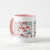 Niedliche Kawaii Mushroom-Tasse Tasse (Vorderseite Links)