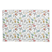 Niedliche Kawaii-Muster Kissenbezug (Vorderseite)