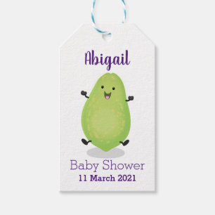 Niedliche Kawaii Papaya Pfow Pfow Cartoon Illustra Geschenkanhänger