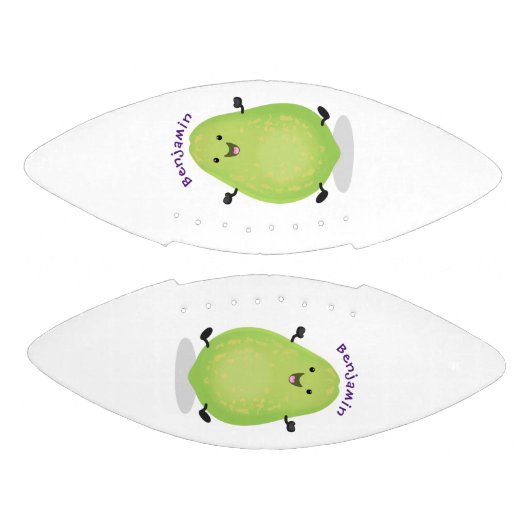 Niedliche Kawaii Papaya Pw Pfow Cartoon-Abbildung Football (Paneele)