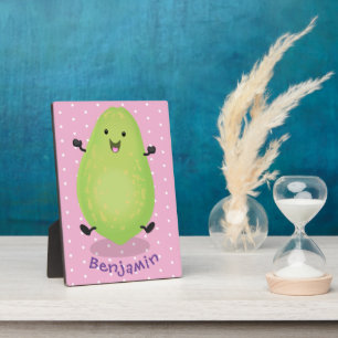Niedliche Kawaii Papaya Pw Pfow Cartoon-Abbildung Fotoplatte
