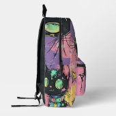 Niedliche Kawaii Pastel Goth Patchwork Gotische Cr Bedruckter Rucksack (Links)