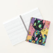 Niedliche Kawaii Pastel Goth Patchwork Gotische Cr Notizblock (Innenseite)