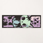 Niedliche Kawaii Pastel Goth Patchwork Gotische Cr Yogamatte (Vorderseite (Horizontal))