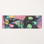 Niedliche Kawaii Pastel Goth Patchwork Gotische Cr Yogamatte (Vorderseite (Horizontal))