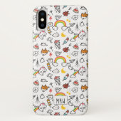 Niedliche Kawaii Pattern-Gehäuse Case-Mate iPhone Hülle (Rückseite)