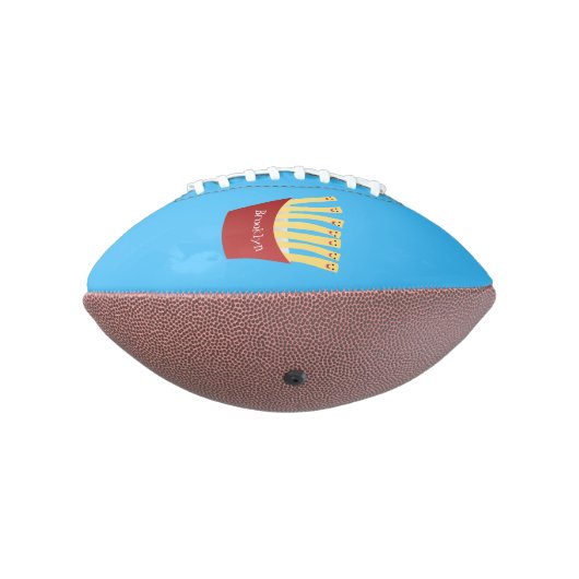 Niedliche Kawaii Pommes Fastfood Cartoon Illustrat Football (Gedreht 270)