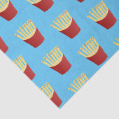 Niedliche Kawaii Pommes Fastfood Cartoon Illustrat Seidenpapier (Ausschnitt)