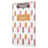 Niedliche Kawaii Popsicle Iced Pops Lolly Summer L Klemmbrett (Links)