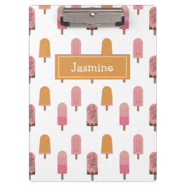 Niedliche Kawaii Popsicle Iced Pops Lolly Summer L Klemmbrett