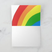 Niedliche Kawaii Rainbow Cloud Kinder Vielen Dank  Dankeskarte (Innenseite)