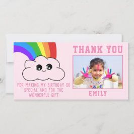 Niedliche Kawaii Rainbow Cloud Vielen Dank für Ihr