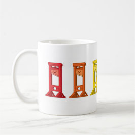 Niedliche Kawaii Rainbow Guillotines - Chop Chop! Kaffeetasse