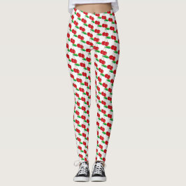 Niedliche Kawaii Rote Kirschen Sommerfrüchte Kinde Leggings
