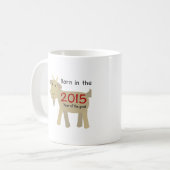 Niedliche Kawaii-Rübe Kaffeetasse (Vorderseite Links)