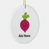 Niedliche Kawaii-Rübe Keramik Ornament (Rechts)