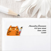 Niedliche Kawaii-Rücksendeadresse (Insitu)