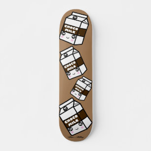 Niedliche Kawaii Schokolade Milch Süße Tee Desig Skateboard