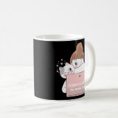 Niedliche Kawaii Style Childless Cat Lady für Kama Kaffeetasse (VorderseiteRechts)