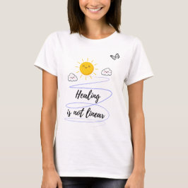 Niedliche Kawaii Sun and Clouds Spiral - Glücklich T-Shirt