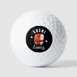 Niedliche Kawaii Sushi Liebhaber Golfball