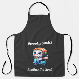 Niedliche Kawaii-Sushi-Lieferung Schürze