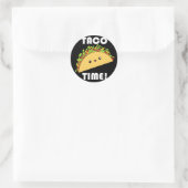 Niedliche kawaii Taco Zeit! Aufkleber (Tasche)
