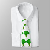 Niedliche Kawaii tanzende Broccoli Cartoon-Abbildu Krawatte (Gebunden)