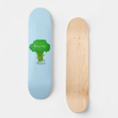 Niedliche Kawaii tanzende Broccoli Cartoon-Abbildu Skateboard (Vorderseite)