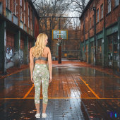 Niedliche Kawaii-Tierfreunde im pastellgrünen Must Capri Leggings